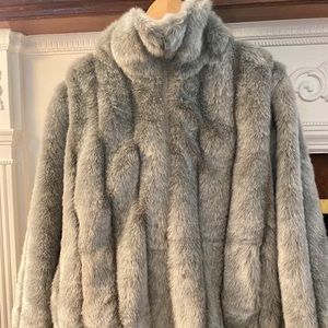 Grey silver bomber jacket never used.